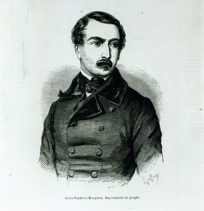 Portrait of Louis-Napoleon Bonaparte as a Representative of the People by Charles Michel Geoffroy